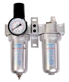 Combined regulator airfilter watertrap & lub. RD-AF02