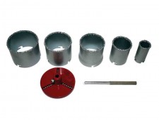 Holesaw for ceramics ø33-83mm 7pcs. kit