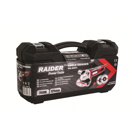 ANGLE GRINDER 125 mm RDI-AG48 WITH CASE